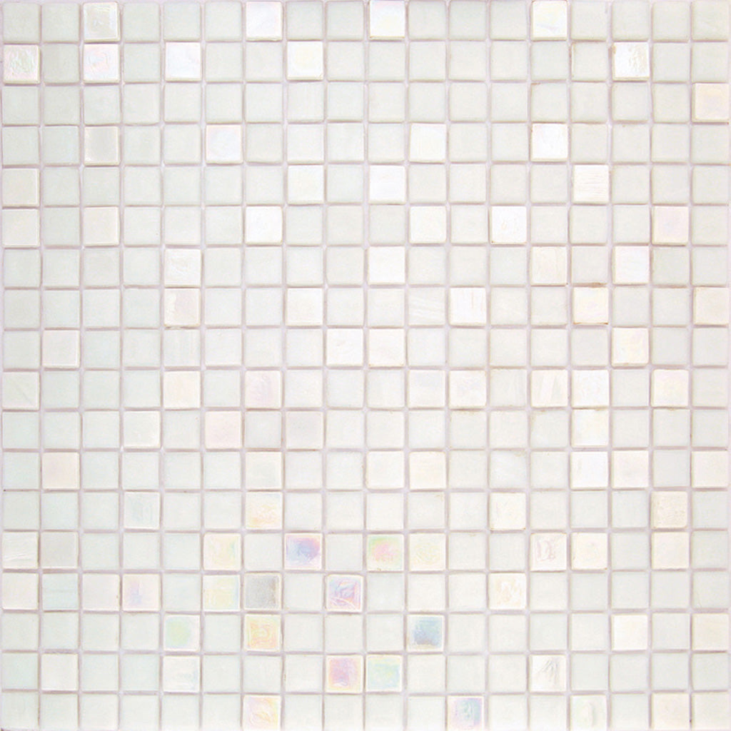 Pearl White 12x12 Uniform Square Glossy Glass Mosaic Tile (20 pack, 18.69 sq ft/case) - Sample