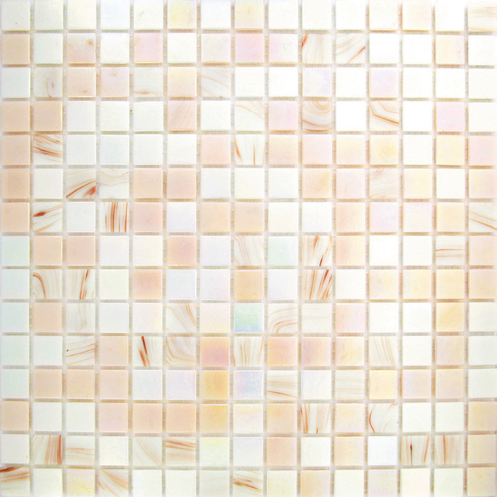 Tuscan Beige 12x12 Glossy Uniform Square Glass Mosaic Tile (20 pack, 20 sq ft/case) - Sample