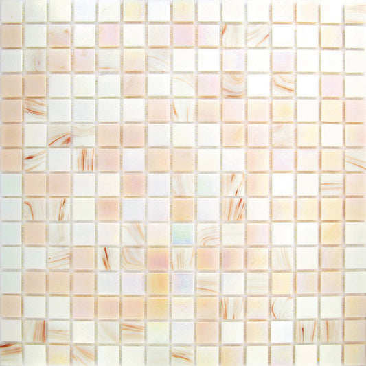 Tuscan Beige 12x12 Glossy Uniform Square Glass Mosaic Tile (20 pack, 20 sq ft/case) - Sample