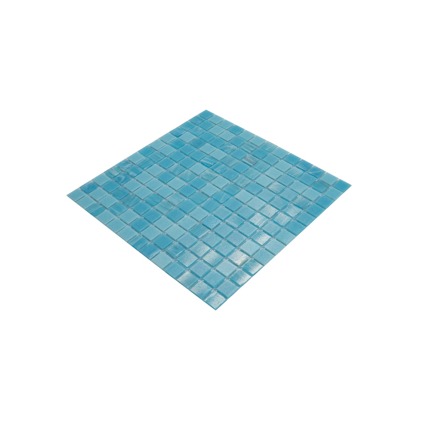 Arctic Blue 12x12 Uniform Square Glossy Glass Mosaic Tile (20 pack, 20 sq ft/case) - Sample