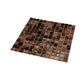 Brown Yellow 12x12 Glossy Uniform Square Glass Mosaic Tile (20 pack, 20 sq ft/case) - Sample