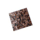 Brown Yellow 12x12 Glossy Uniform Square Glass Mosaic Tile (20 pack, 20 sq ft/case) - Sample