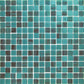 Teal Green 12x12 Glossy Uniform Square Glass Mosaic Tile (20 pack, 20 sq ft/case) - Sample