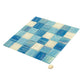 Blue White 12x12 Glossy Glass Uniform Square Mosaic Tile (20 pack, 20 sq ft/case)