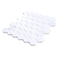 Snow White 12x12 Honed Hexagon Marble Mosaic Tile (5 pack, 4.83 sq ft/case) - Sample