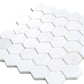Snow White 12x12 Honed Hexagon Thassos Marble Mosaic Tile (5 pack, 4.83 sq ft/case)