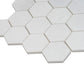 Snow White 10x12 Honed Hexagon Thassos Marble Mosaic Tile (5 pack, 4.46 sq ft/case)