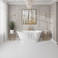 Snow White 10x12 Honed Hexagon Thassos Marble Mosaic Tile (5 pack, 4.46 sq ft/case)