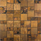12x12 Bronze Metal Mosaic Tile