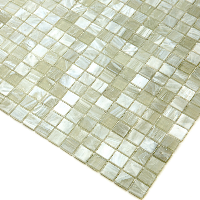 Stone Gray 12x12 Glossy Uniform Square Glass Mosaic Tile (20 pack, 18.69 sq ft/case) - Sample