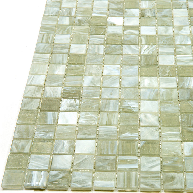 Stone Gray 12x12 Glossy Uniform Square Glass Mosaic Tile (20 pack, 18.69 sq ft/case) - Sample
