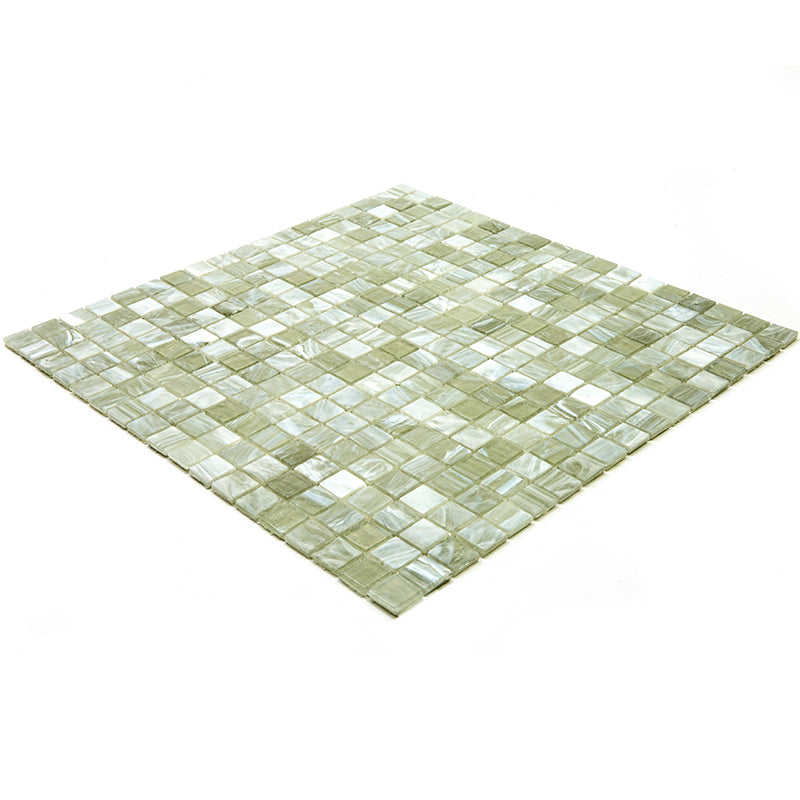 Stone Gray 12x12 Glossy Uniform Square Glass Mosaic Tile (20 pack, 18.69 sq ft/case) - Sample