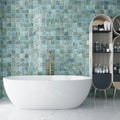 Blue 4x4 Glossy Ceramic Square Deco Tile (50 pack, 5.39 sq ft/case)
