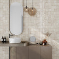 White 4x4 Glossy Ceramic Square Deco Tile (60 pack, 6.68 sq ft/case)