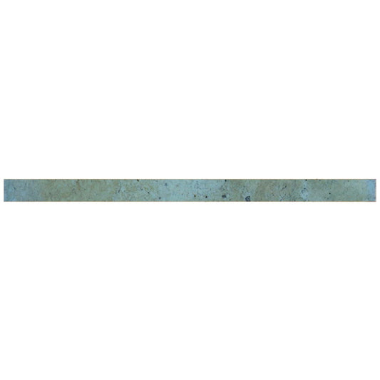 1x8 Antiek Blue Glossy Ceramic Pencil Tile Trims