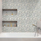 12x12 White Glass Wall Tile