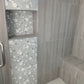 12x12 White Mosaic Floor Tile
