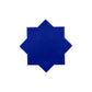 Cobalt Blue 5x5 Glossy Star Ceramic Tile (27 pack, 5.37 sq ft/case)