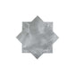 Light Grey 5x5 Matte Star Ceramic Tile (27 pack, 5.37 sq ft/case)