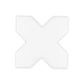 White 5x5 Matte Cross Ceramic Tile (27 pack, 5.37 sq ft/case)