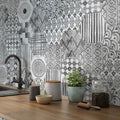 10x10 Light Gray Matte Hexagonal Deco Tile