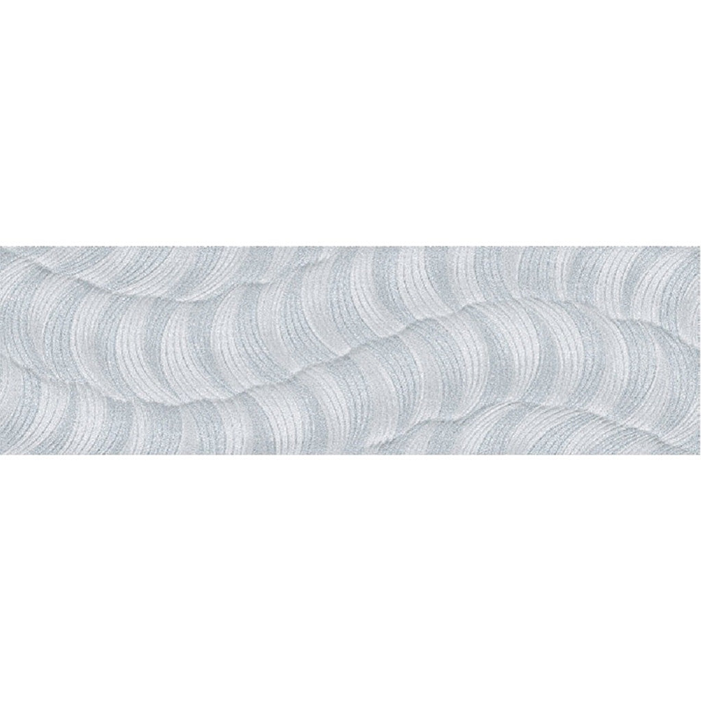 12x40 Light Gray Deco Matte Ceramic Tile