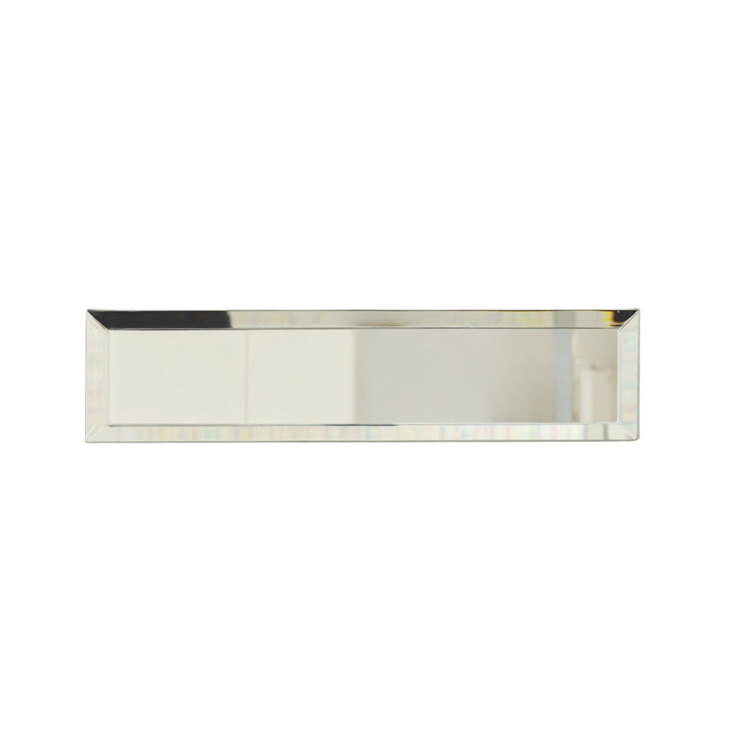 Clear Mirror 3x12 Polished Glass Subway Tile (20 pack, 5 sq ft/case)