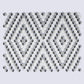 Grey White 12x14 Polished Diamond Recycled Glass Mosaic Tile (5 pack, 5.55 sq ft/case)