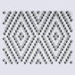 Gray White 12x14 Polished Diamond Recycled Glass Mosaic Tile (5 pack, 5.55 sq ft/case) - Sample