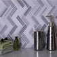 Gray Marble Mosaic Tile Backsplash