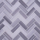 Herringbone Polished Marble Mosaic Tile