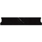 2x12 Black Chair Rail Tile Trim