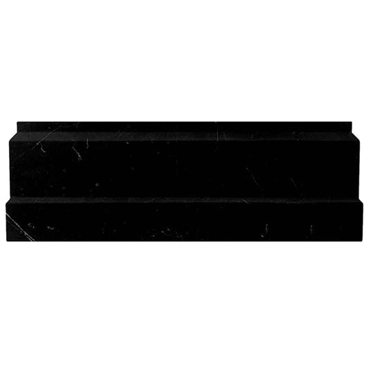 4x12 Black Baseboard Tile Trim 