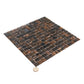 Dark Brown 12x12 Uniform Square Glossy Glass Mosaic Tile (20 pack, 20 sq ft/case) - Sample