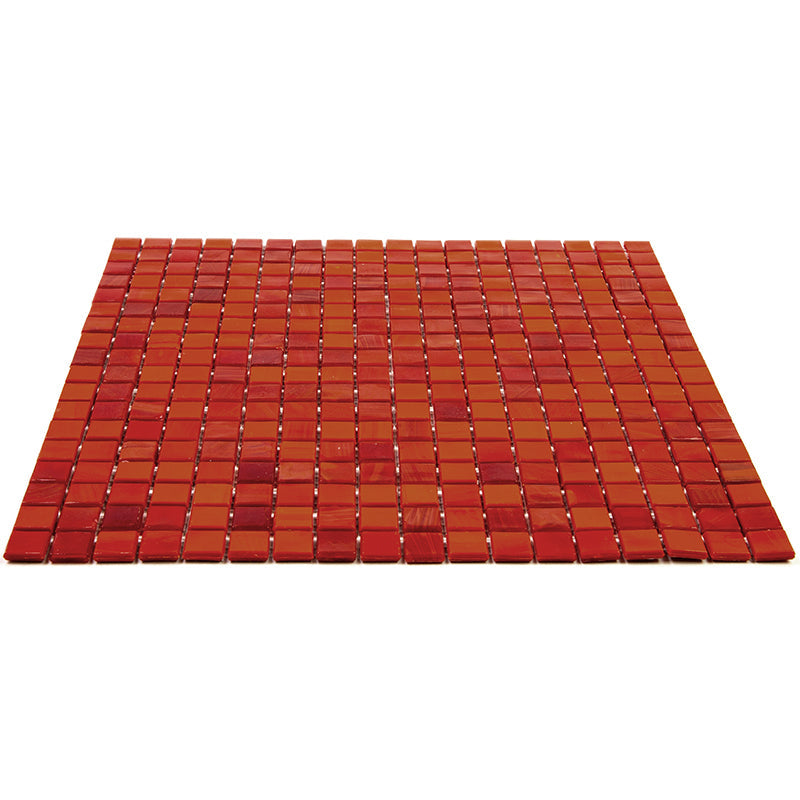 Rose Red 12x12 Glossy Uniform Square Glass Mosaic Tile (20 pack, 18.69 sq ft/case) - Sample