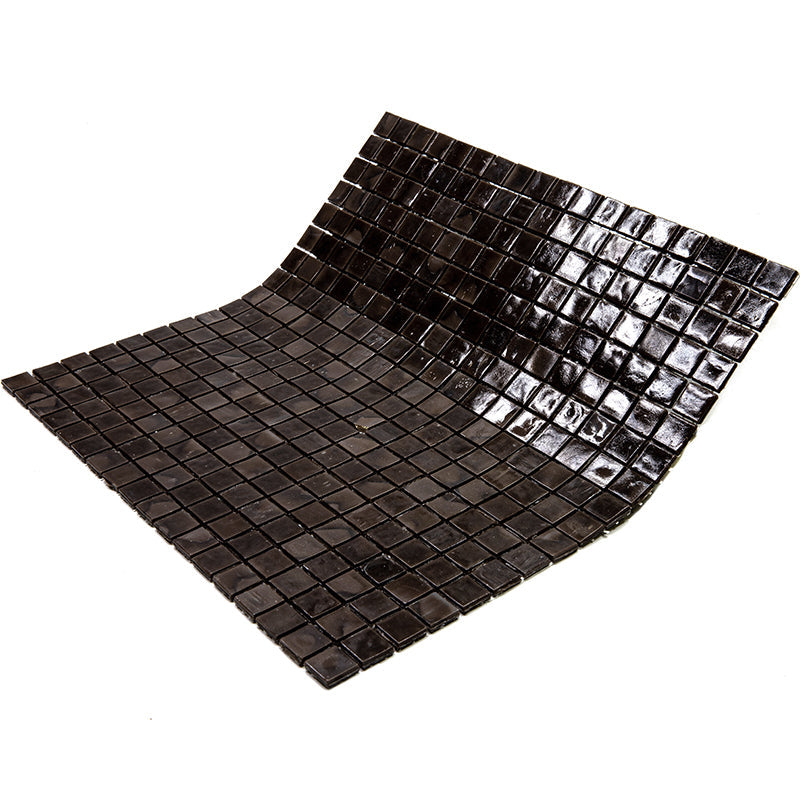Russet Brown 12x12 Glossy Uniform Square Glass Mosaic Tile (20 pack, 18.69 sq ft/case) - Sample