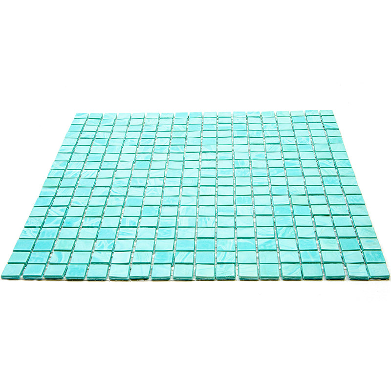 Mint Green 12x12 Glossy Uniform Square Glass Mosaic Tile (20 pack, 18.69 sq ft/case) - Sample