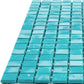 Turqouise Green 12x12 Glossy Uniform Square Glass Mosaic Tile (20 pack, 18.69 sq ft/case) - Sample