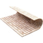 Light Fawn Beige 12x12 Glossy Uniform Square Glass Mosaic Tile (20 pack, 18.69 sq ft/case) - Sample