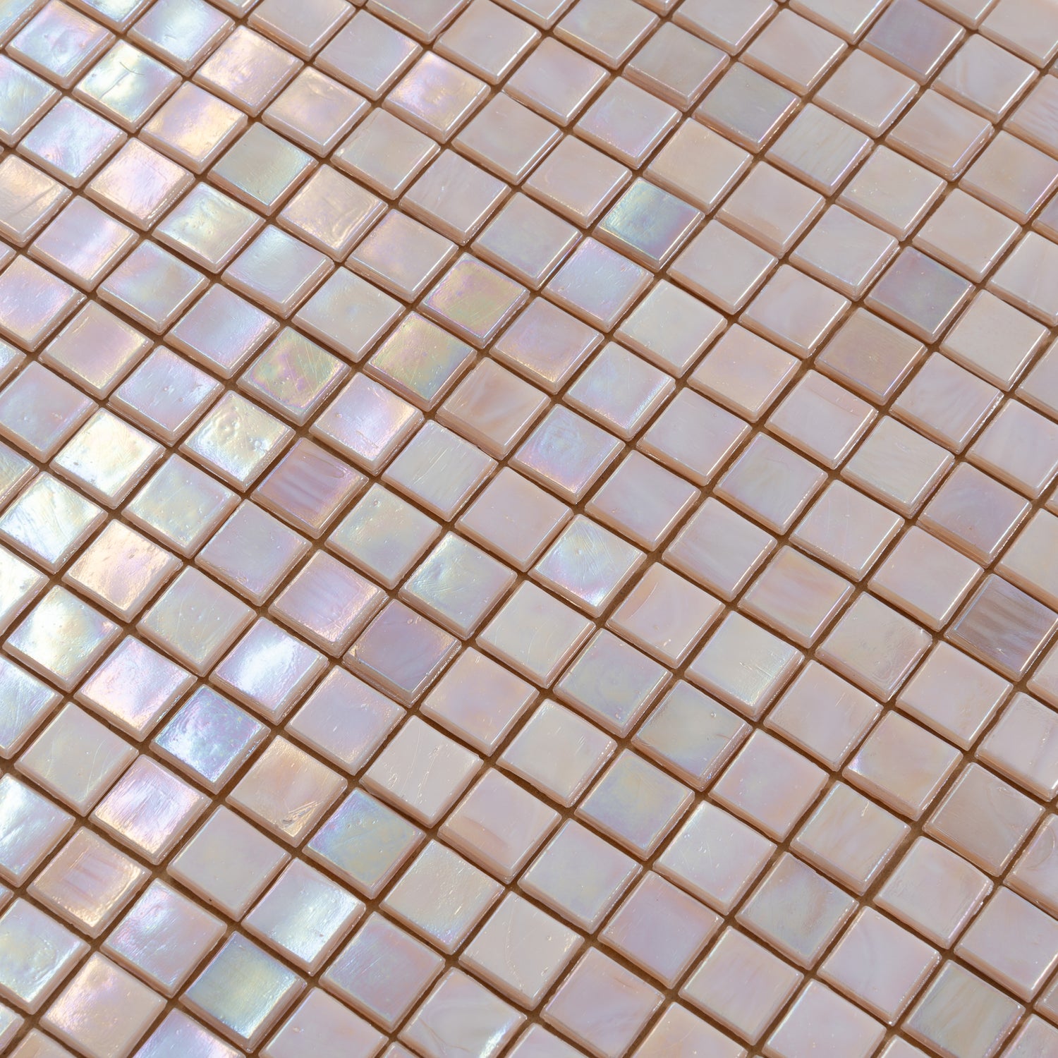 Tuscan Beige 12x12 Glossy Uniform Square Glass Mosaic Tile (20 pack, 18.69 sq ft/case) - Sample