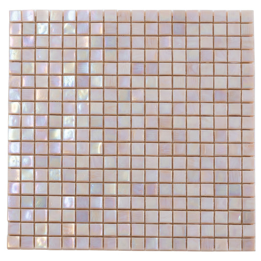 Tuscan Beige 12x12 Glossy Uniform Square Glass Mosaic Tile (20 pack, 18.69 sq ft/case) - Sample