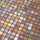 Gold Beige 12x12 Glossy Uniform Square Glass Mosaic Tile (20 pack, 18.69 sq ft/case) - Sample