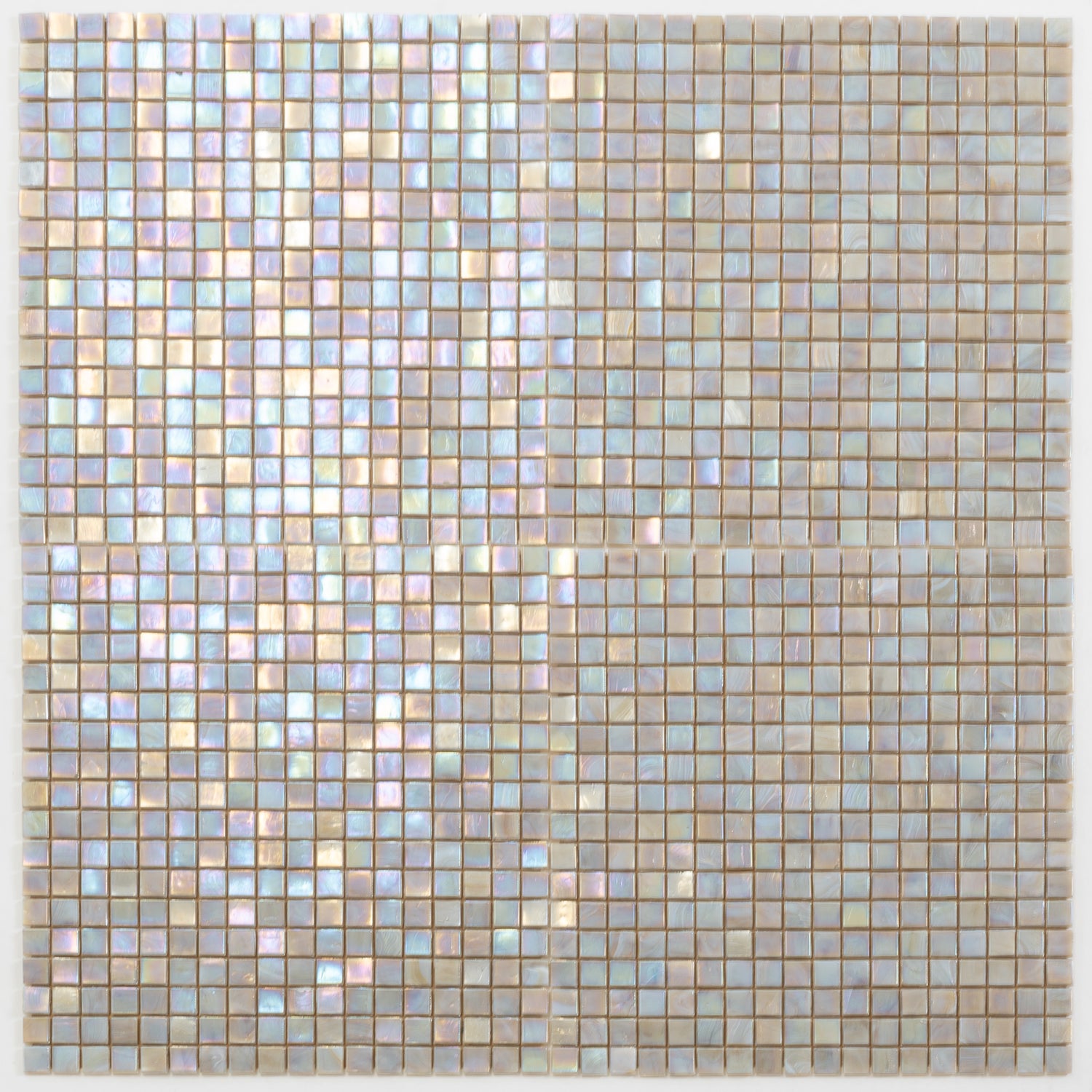 Hazelnut Beige 12x12 Glossy Uniform Square Glass Mosaic Tile (20 pack, 18.69 sq ft/case) - Sample