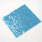 Sea Blue 12x12 Glossy Uniform Square Glass Mosaic Tile (20 pack, 18.69 sq ft/case) - Sample