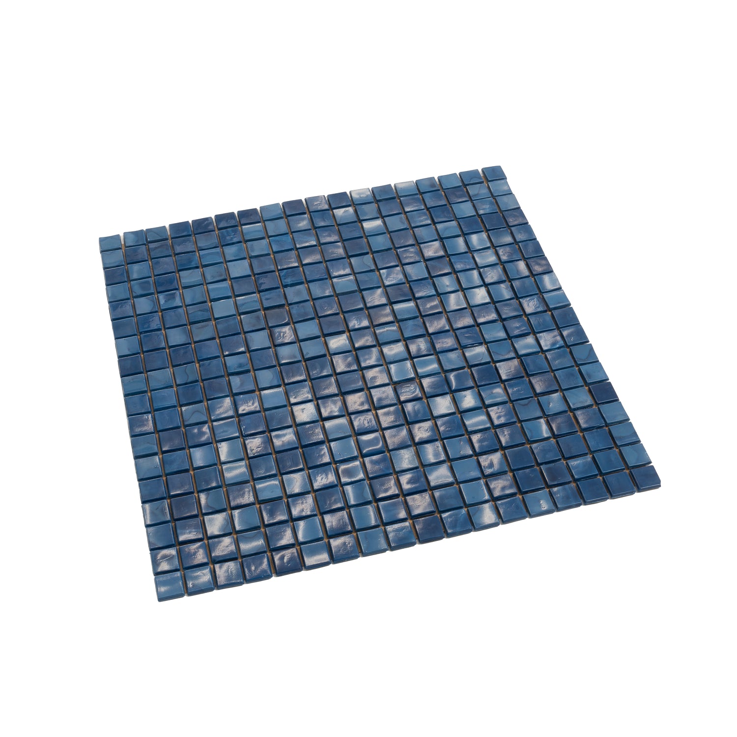 Navy Blue 12x12 Glossy Uniform Square Glass Mosaic Tile (20 pack, 18.69 sq ft/case)