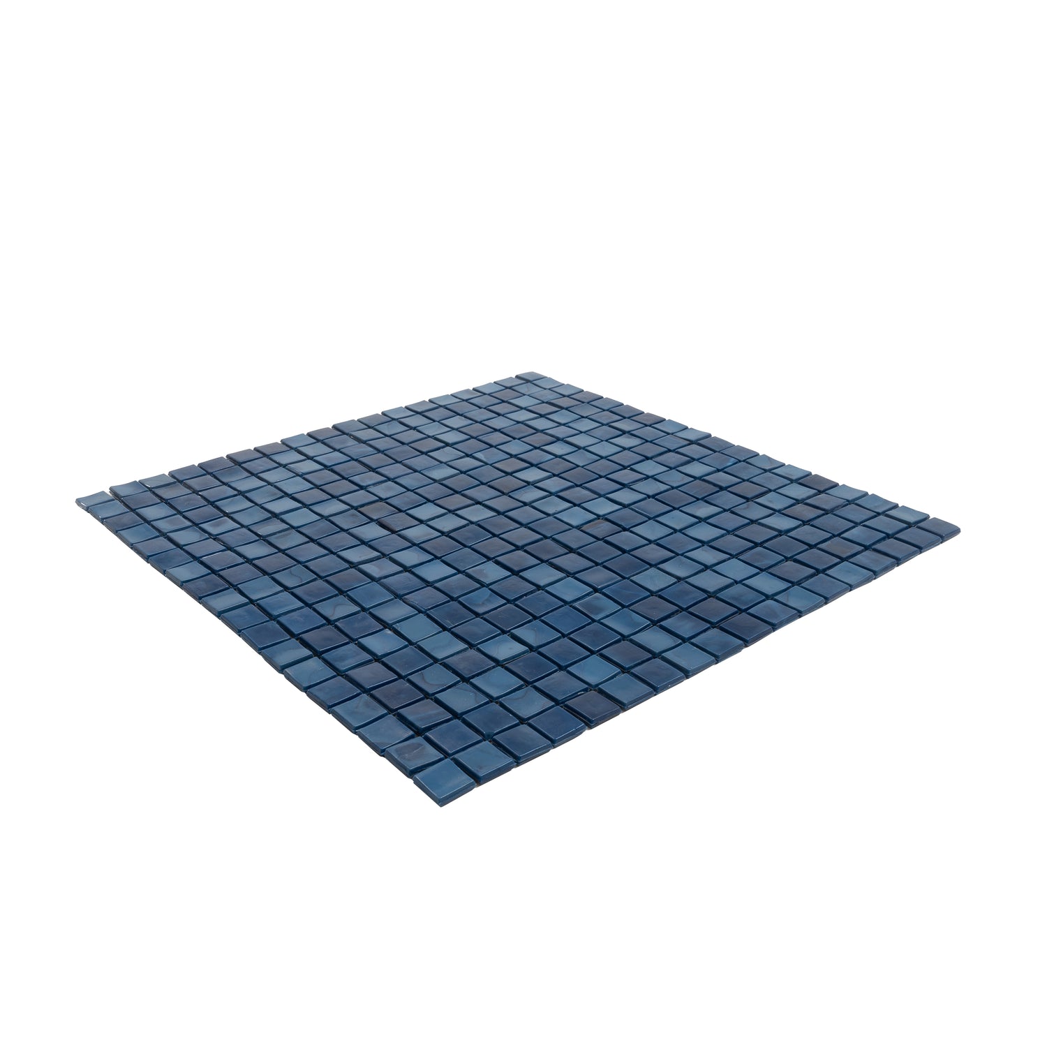 Navy Blue 12x12 Glossy Uniform Square Glass Mosaic Tile (20 pack, 18.69 sq ft/case)