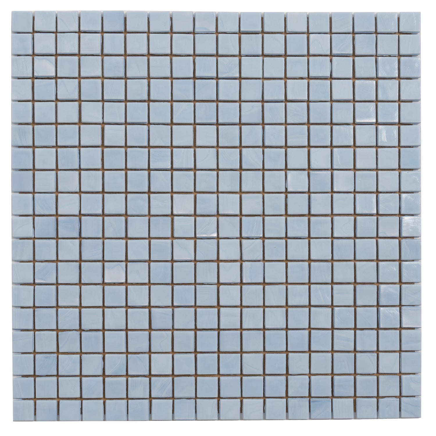 Light Blue 12x12 Glossy Uniform Square Glass Mosaic Tile (20 pack, 18.69 sq ft/case) - Sample