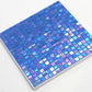 Azure Blue 12x12 Glossy Uniform Square Glass Mosaic Tile (20 pack, 18.69 sq ft/case)