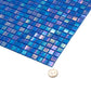 Azure Blue 12x12 Glossy Uniform Square Glass Mosaic Tile (20 pack, 18.69 sq ft/case)
