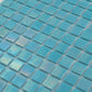 Cyan Blue 12x12 Uniform Square Glossy Glass Mosaic Tile (20 pack, 20 sq ft/case) - Sample